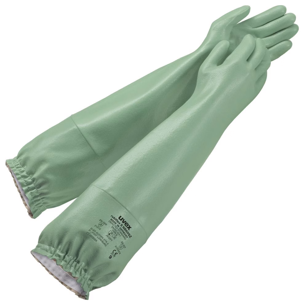 uvex rubiflex S NB60SZ kimyasallara karşı koruyucu eldiven