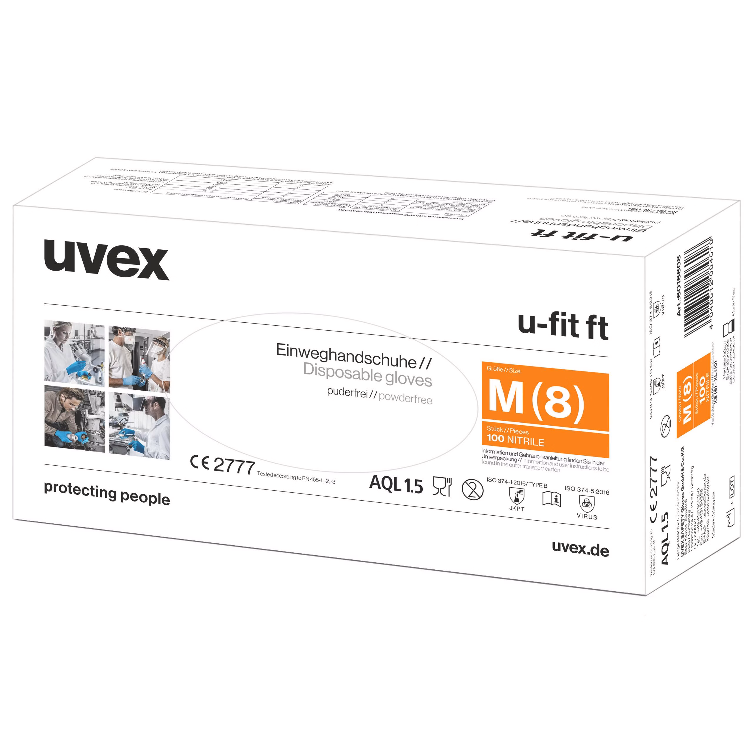 Koruyucu Eldivenler | uvex u-fit ft kimyasallara karşı koruyucu eldiven