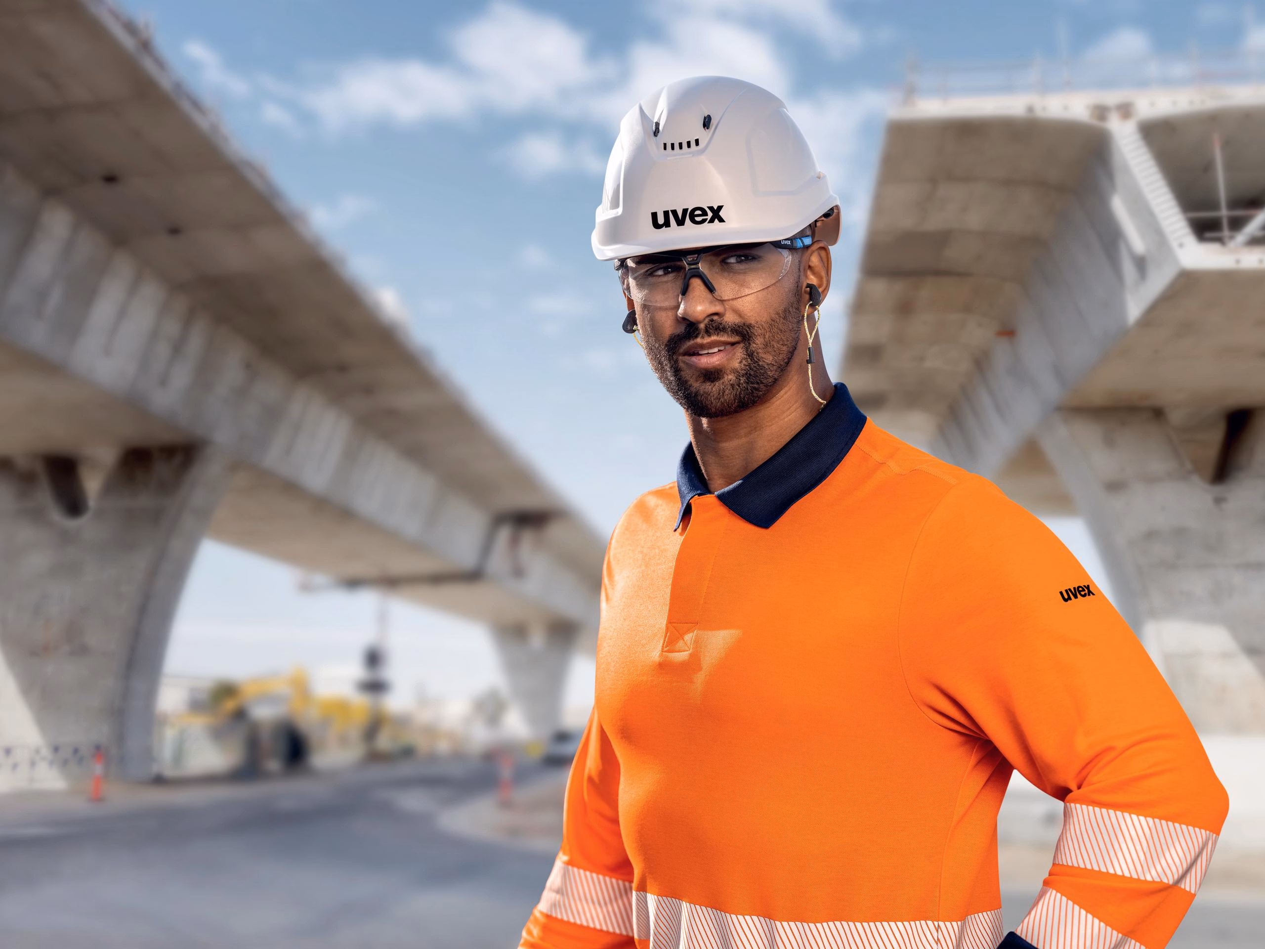 Koruyucu Kıyafet ve İş Kıyafetleri | uvex suXXeed construction uzun kollu polo yaka tişört