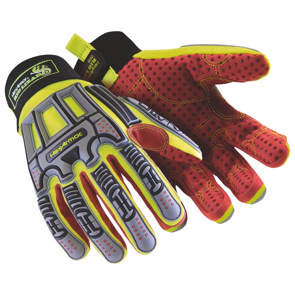 Koruyucu Eldivenler | Darbelere karşı dayanıklı eldiven HexArmor® Rig Lizard® Mud Grip+® 2039