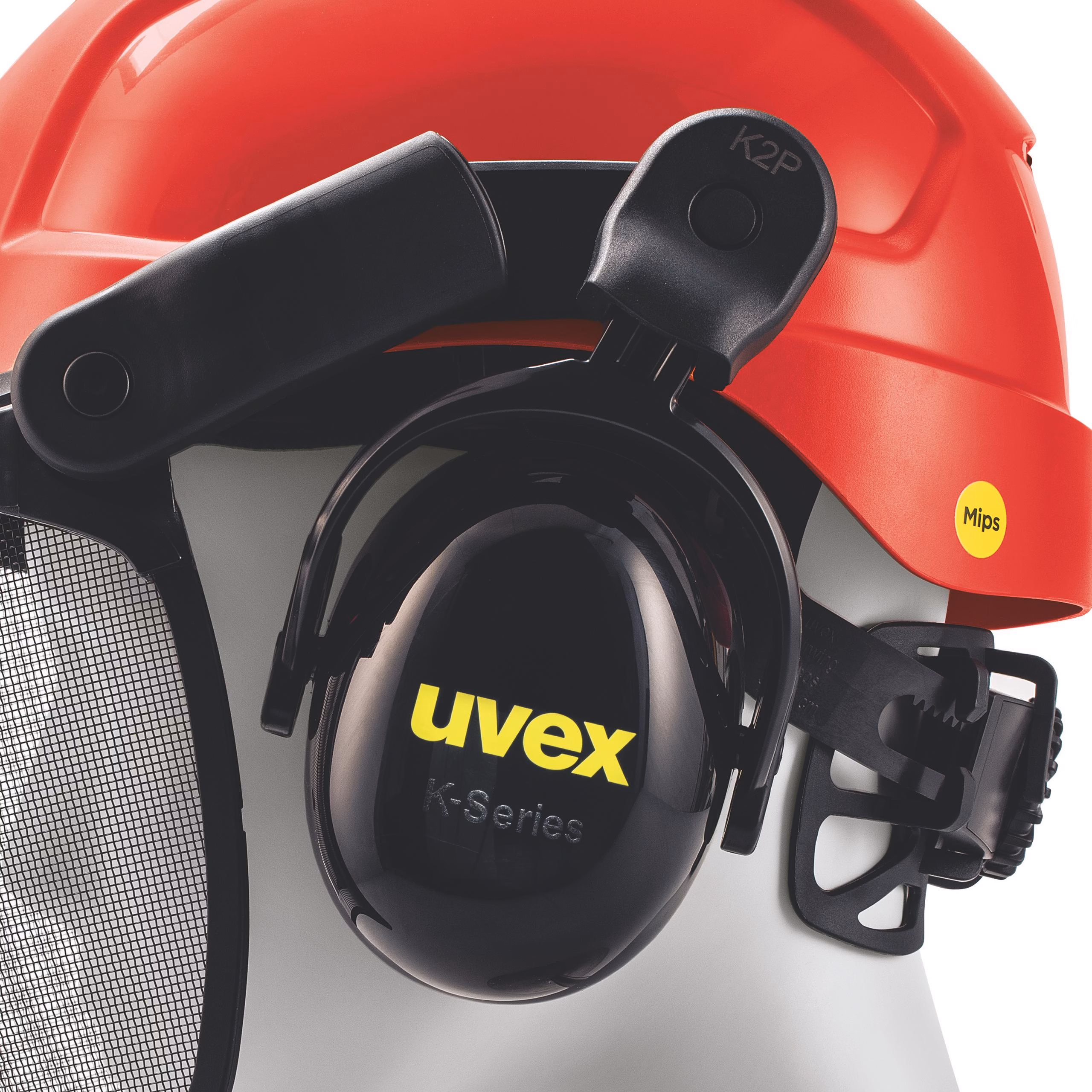 Koruyucu Baretler | uvex orman işçisi seti Mips® kırmızı