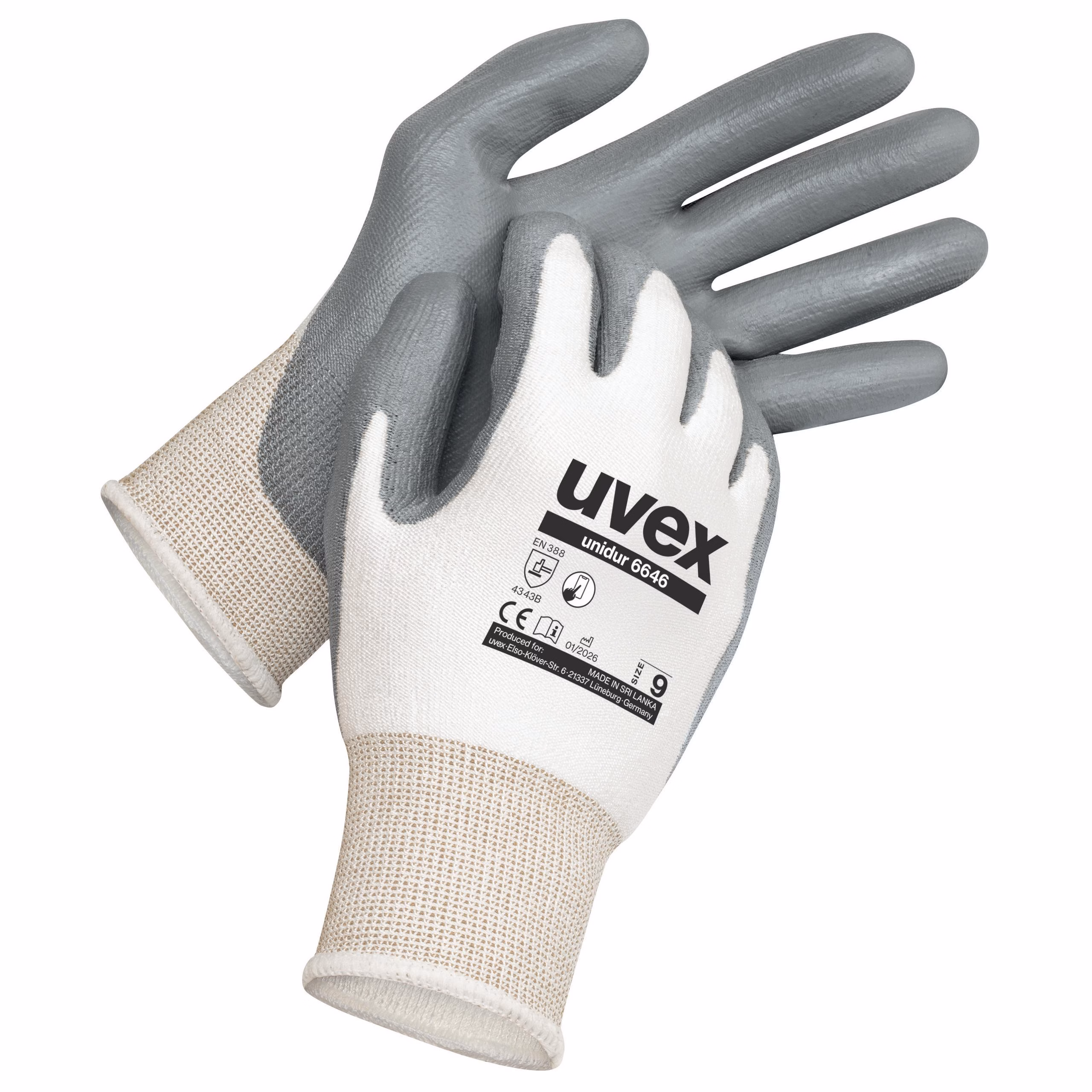 Koruyucu Eldivenler | uvex unidur 6646 kesilmeye karşı koruyucu eldiven