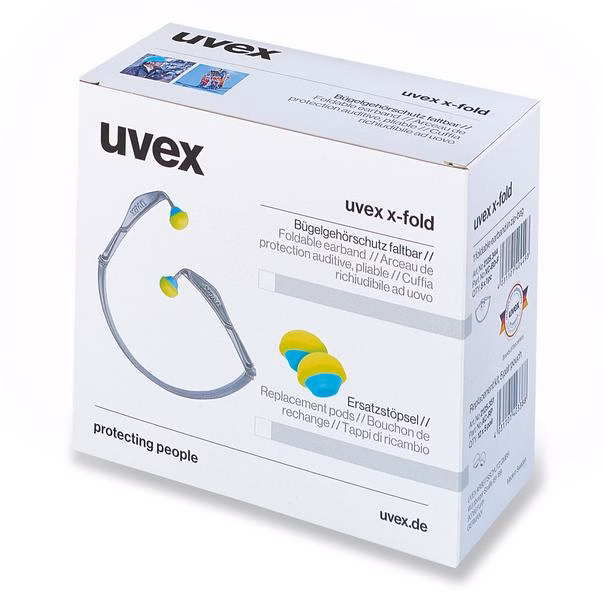 İşitme Koruması | uvex x-fold bantlı kulak tıkaçları