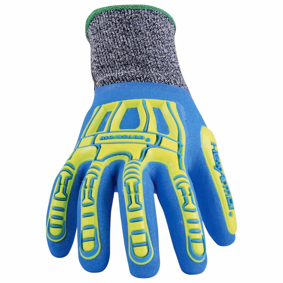 Koruyucu Eldivenler | Darbelere karşı korumalı eldiven HexArmor® Rig Lizard® Fluid 7102