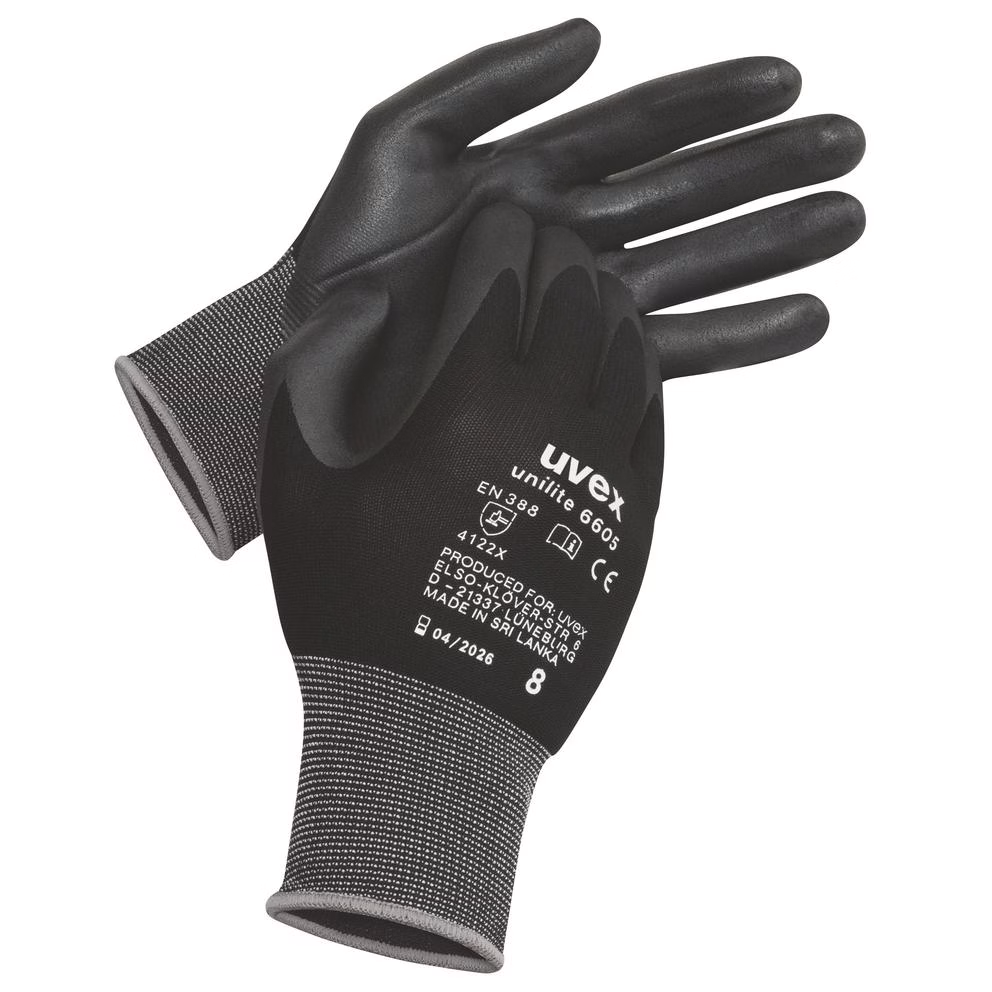 uvex unilite 6605 koruyucu eldiven