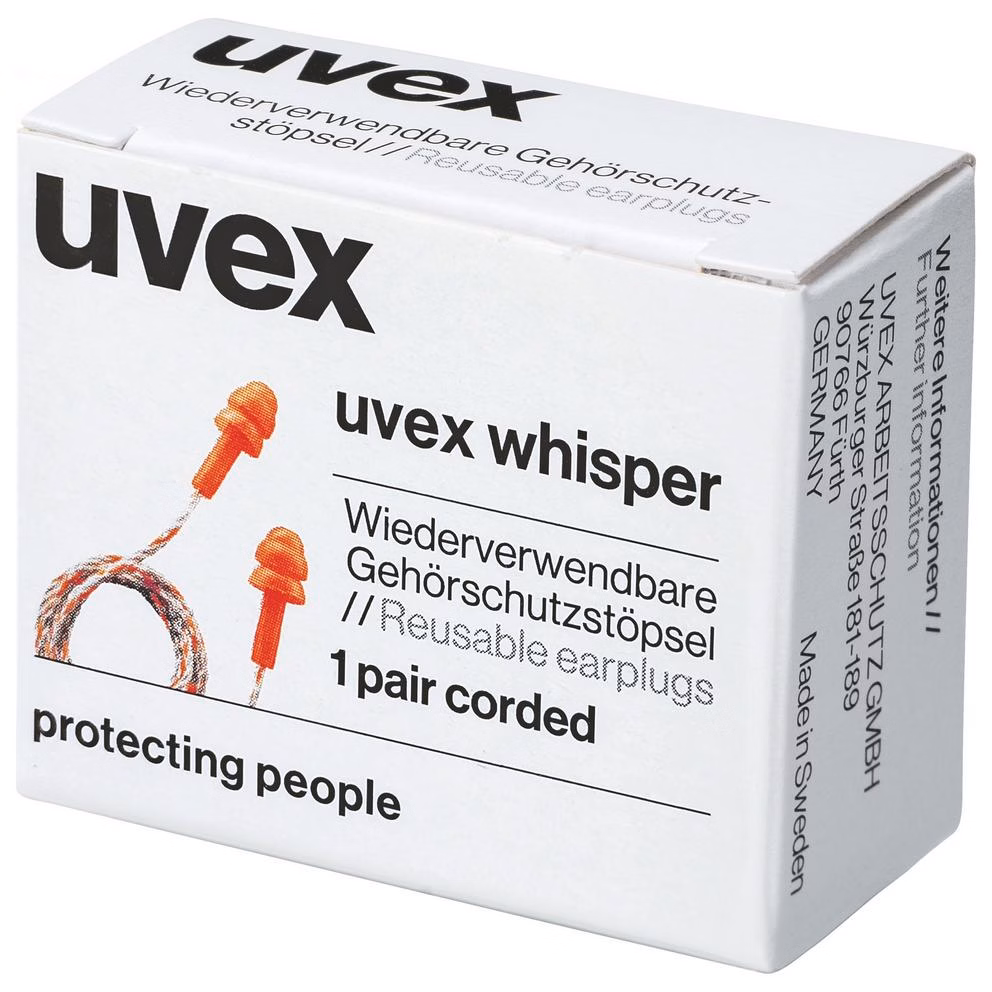 İşitme Koruması | uvex whisper tekrar kullanılabilir kulak tıkaçları