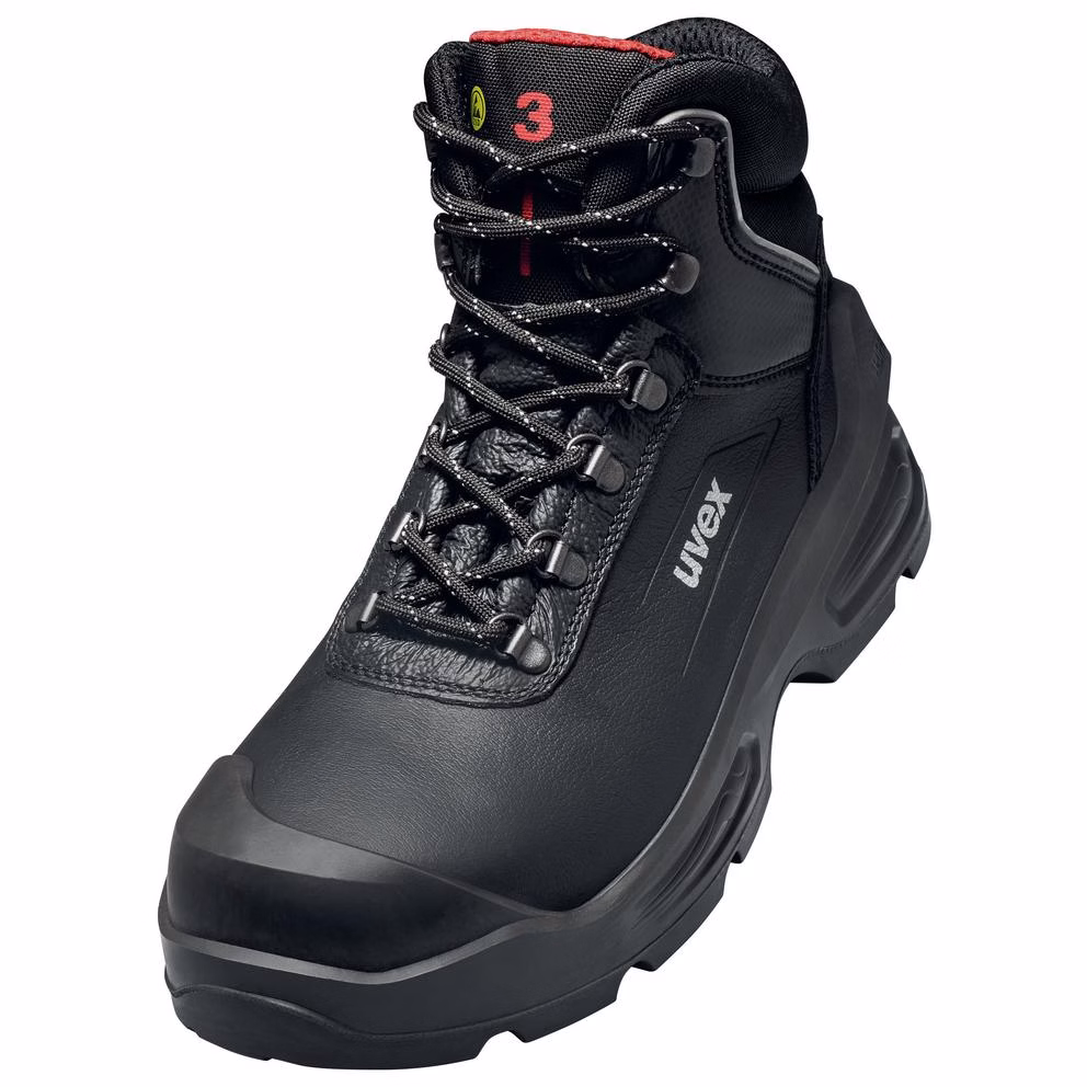 uvex 3 quatro hoge veiligheidsschoen met veters S3 FO CI SC SR