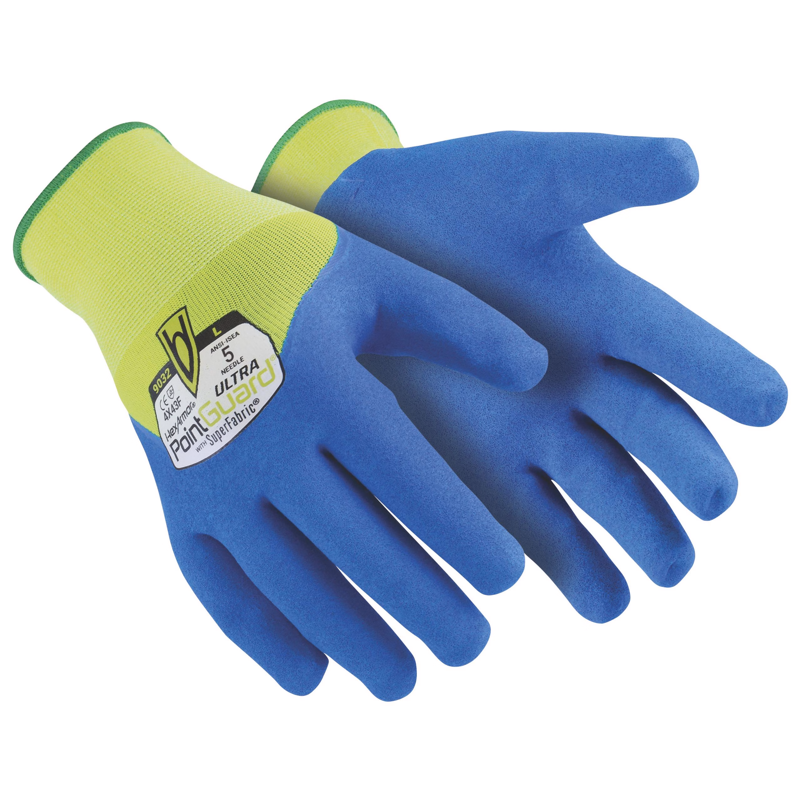 İğne batmasına karşı koruma sağlayan eldiven HexArmor® PointGuard® Ultra 9032