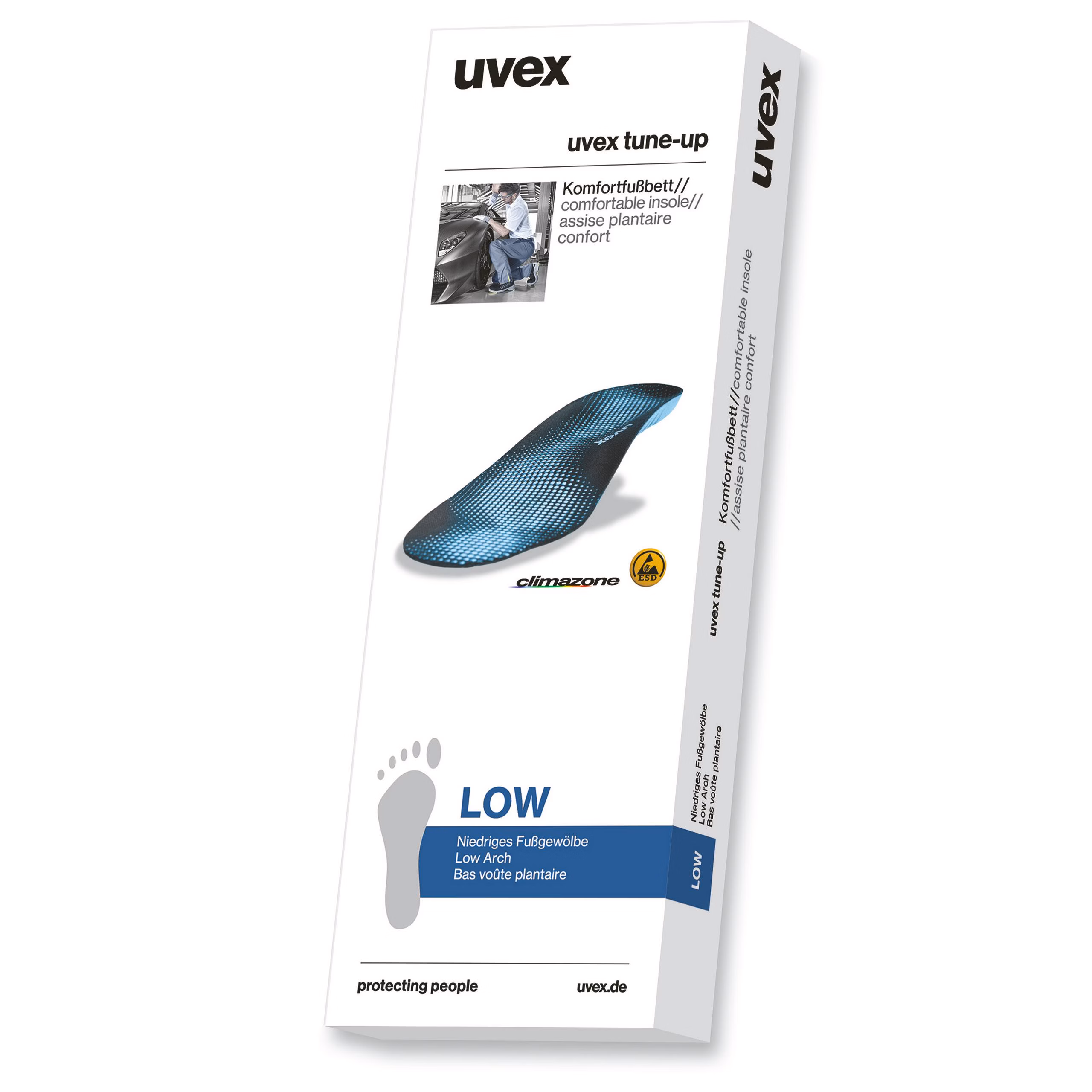 Koruyucu Ayakkabılar | "uvex Tune-up Low" iç tabanlar