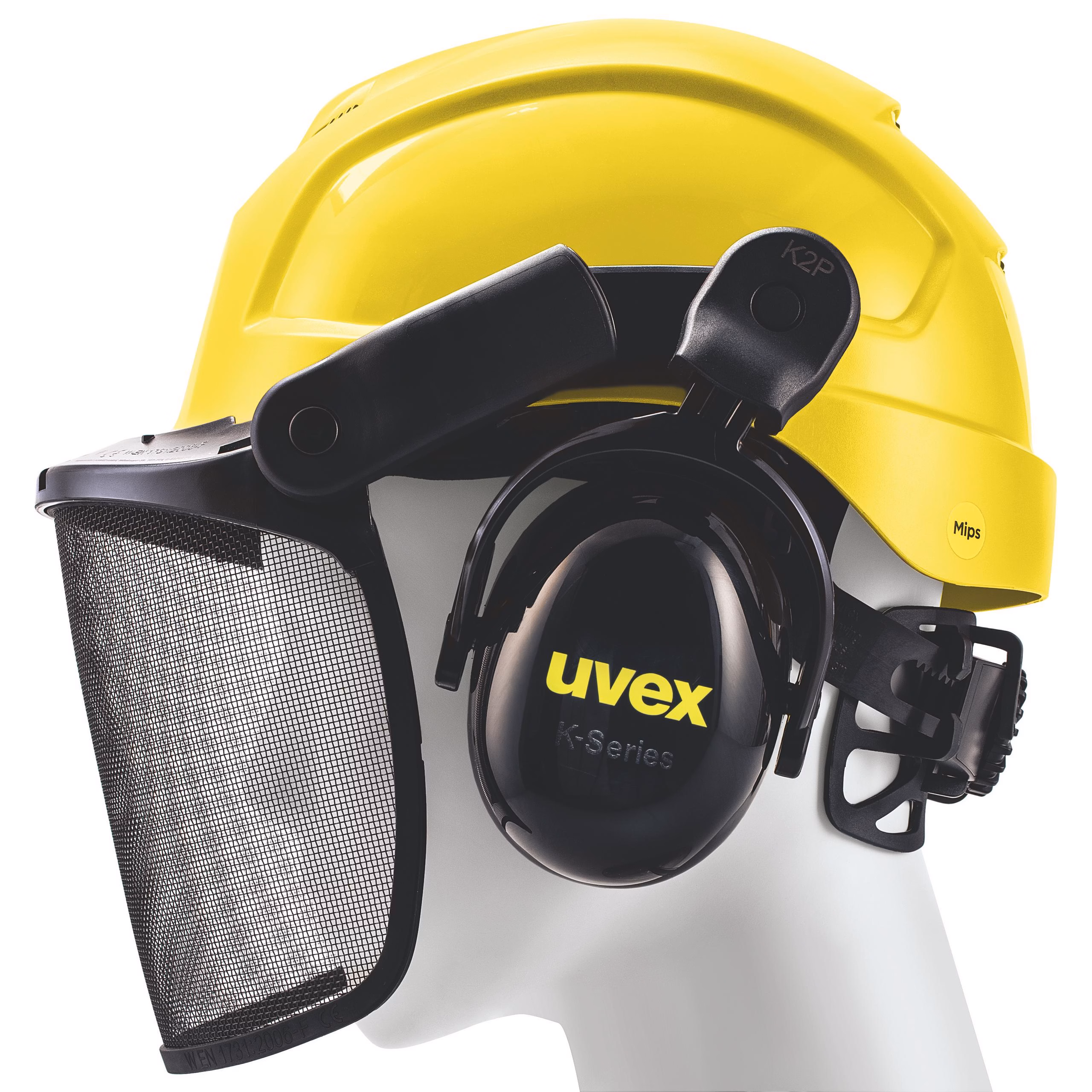 Koruyucu Baretler | uvex orman işçisi seti MIPS® sarı