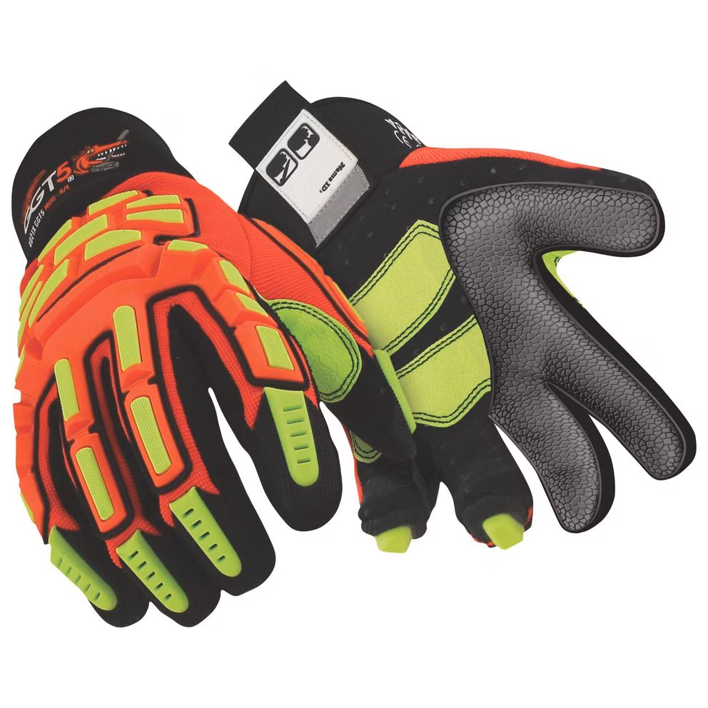 Koruyucu Eldivenler | Ağır hizmet tipi kesilme ve darbelere karşı dayanıklı iş eldiveni HexArmor® GGT5® Mud Grip® 4021X