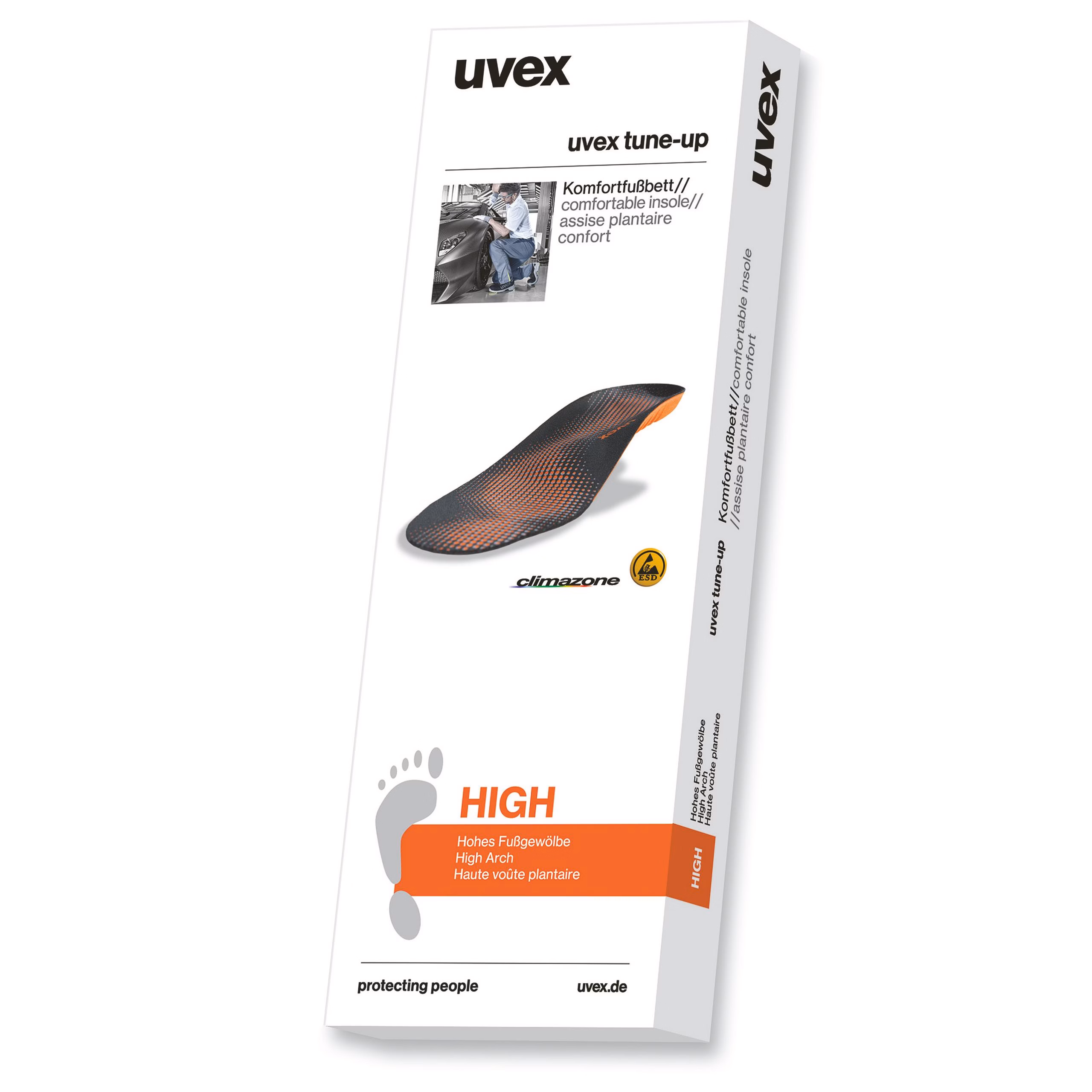 Koruyucu Ayakkabılar | "uvex Tune-up Low" iç tabanlar