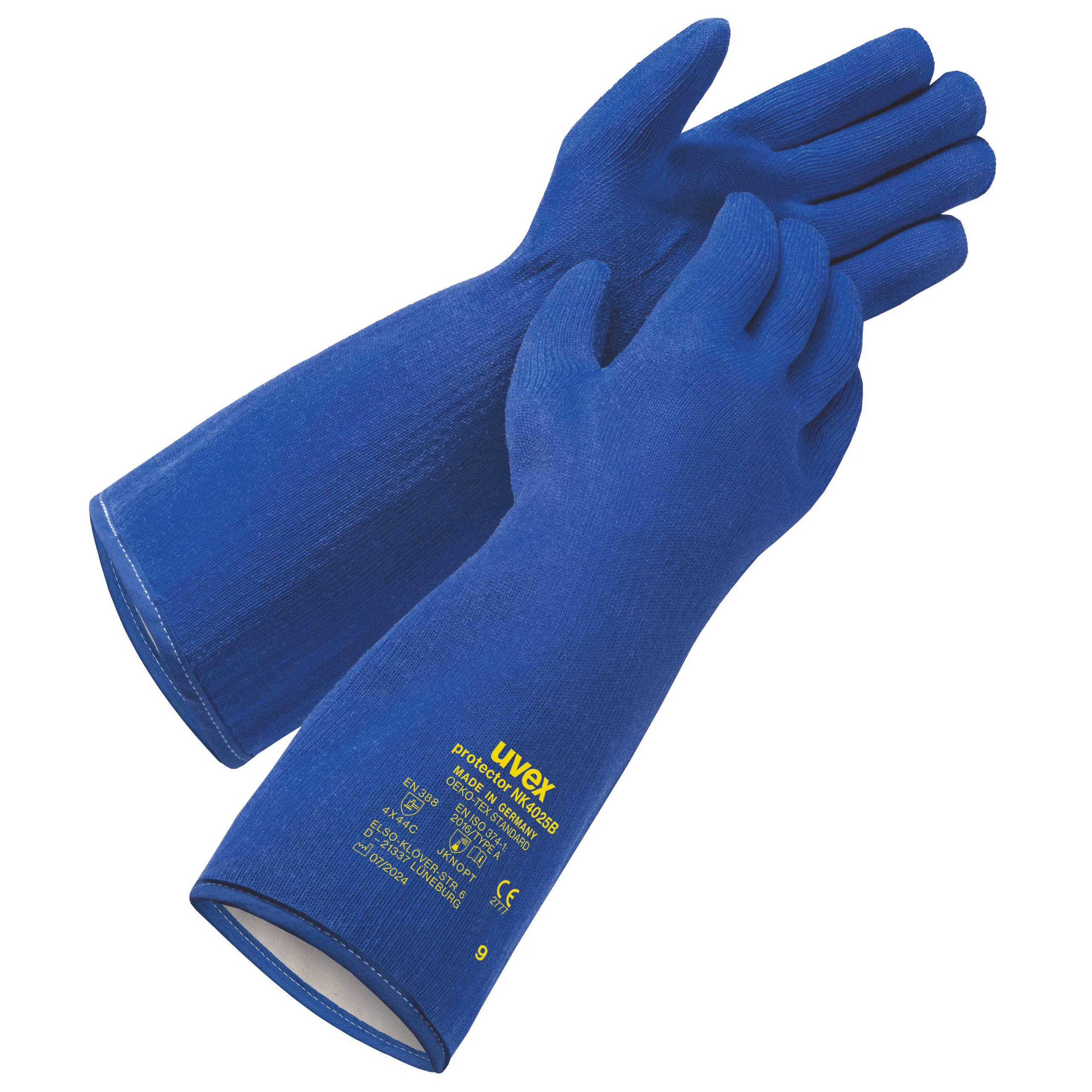 Koruyucu Eldivenler | uvex protector chemical NK4025B kimyasallara karşı koruyucu eldiven