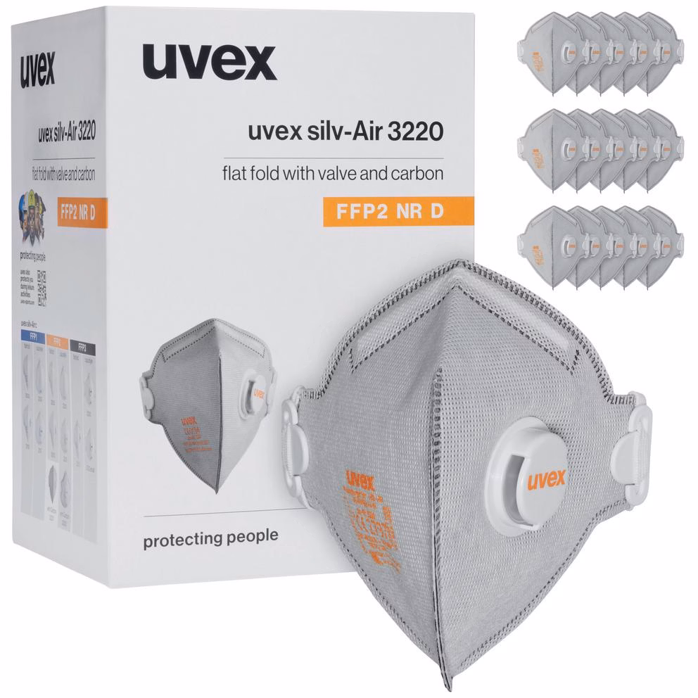 Solunum Koruması | uvex silv-Air c 3220 FFP2 katlanır maske
