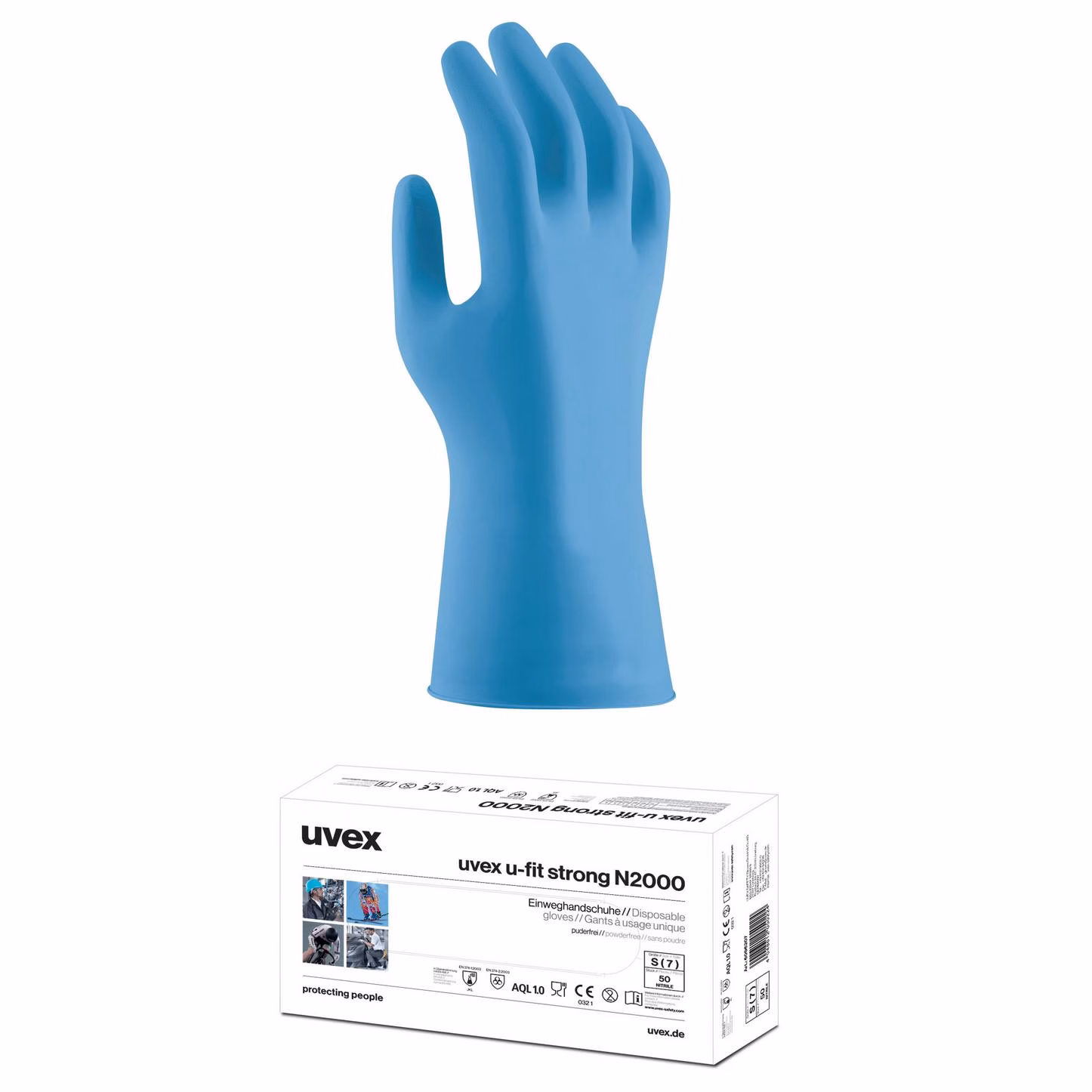 Koruyucu Eldivenler | uvex u-fit strong N2000 kimyasallara karşı koruyucu eldiven