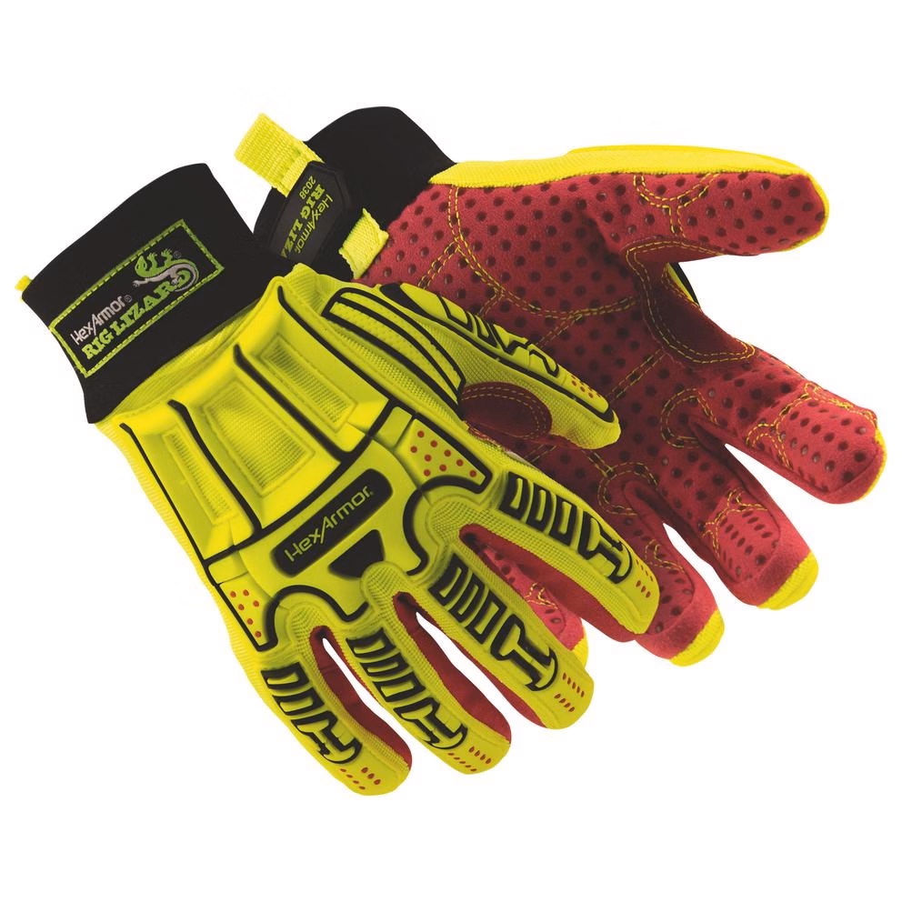 Koruyucu Eldivenler | Darbelere karşı dayanıklı eldiven HexArmor® Rig Lizard® Mud Grip+® 2038
