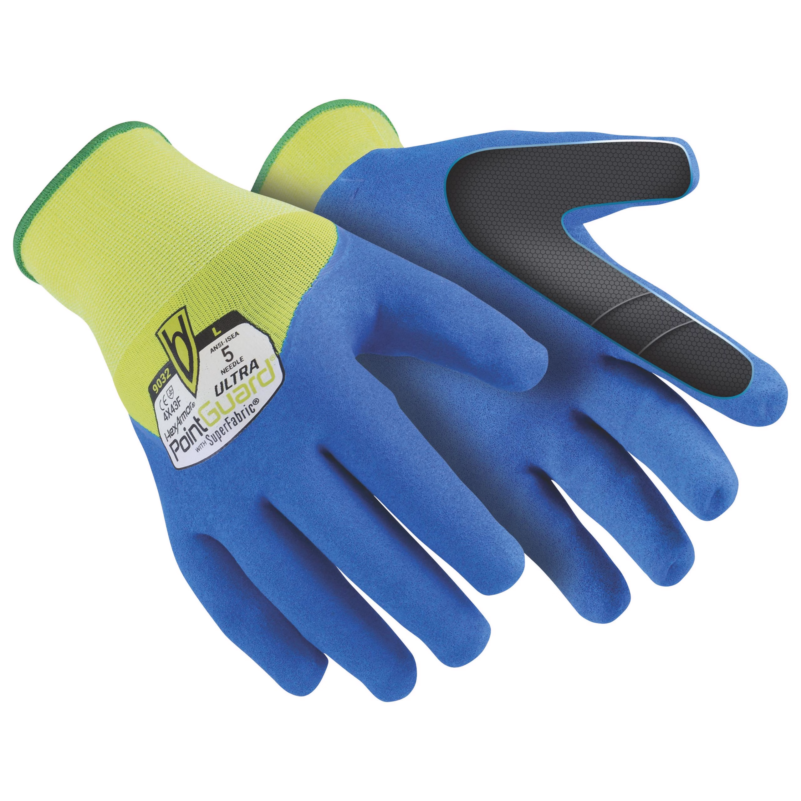 Koruyucu Eldivenler | İğne batmasına karşı koruma sağlayan eldiven HexArmor® PointGuard® Ultra 9032