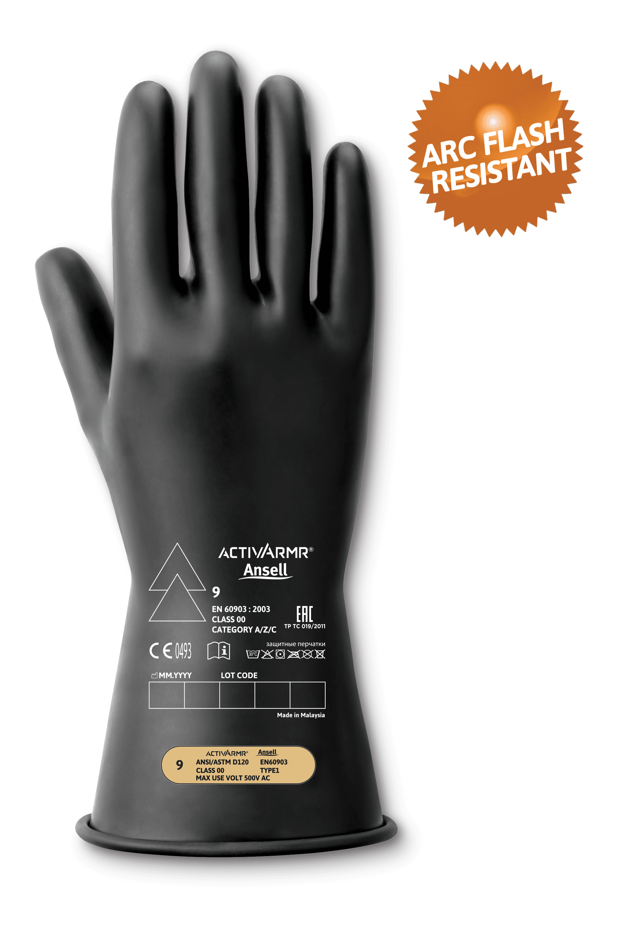 ActivArmr Ultra Hafif Elektrik İzolasyon Eldivenleri Sınıf 00 – R0011BUL
