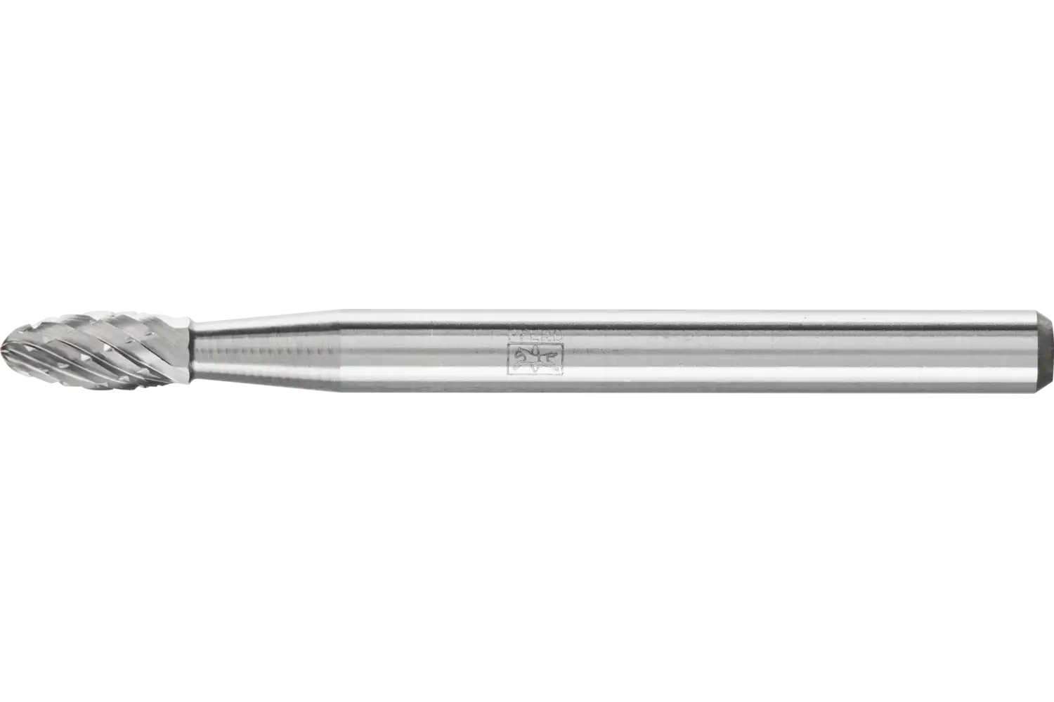 Genel kullanım için tungsten karbür frezeler, kesim 3 PLUS, alev şekilli B