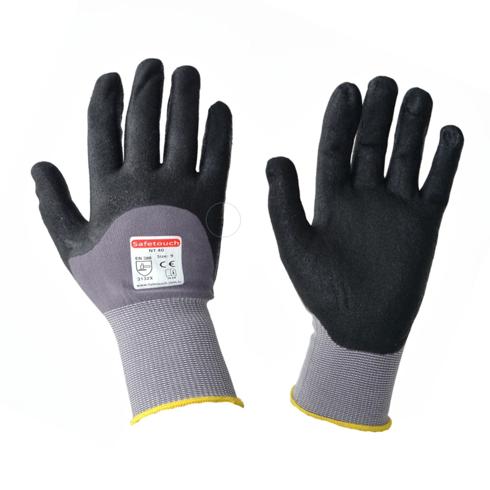 SAFETOUCH NT40 3/4 köpük nitril eldiven ürün görseli